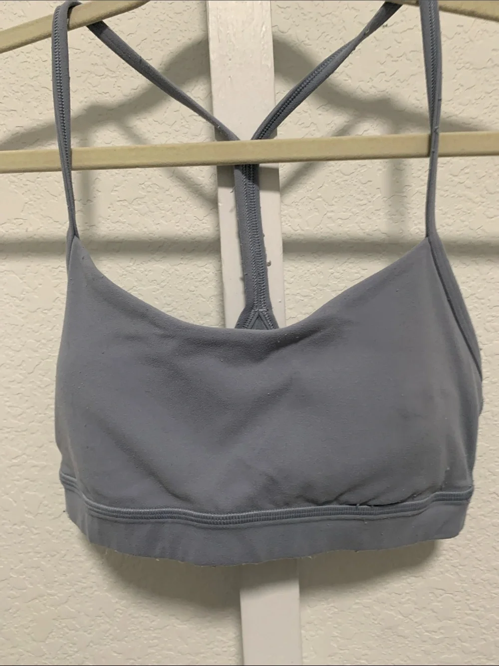 Lululemon Flow Y Dusty Blue Padded Sports Bra